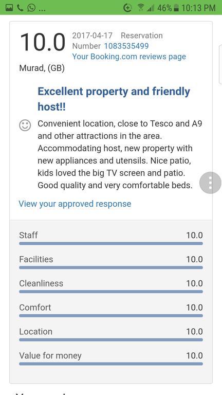 Jane'S Villa Free Parking Inverness Dış mekan fotoğraf